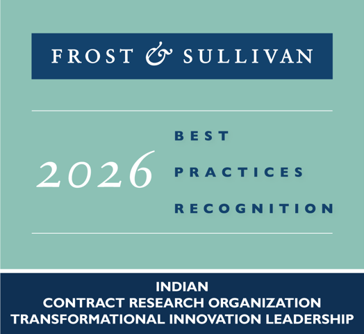 Frost & Sullivan 2026 Best Practices Recognition: Indian Contract Research Organization Transformational Innovation Leadership